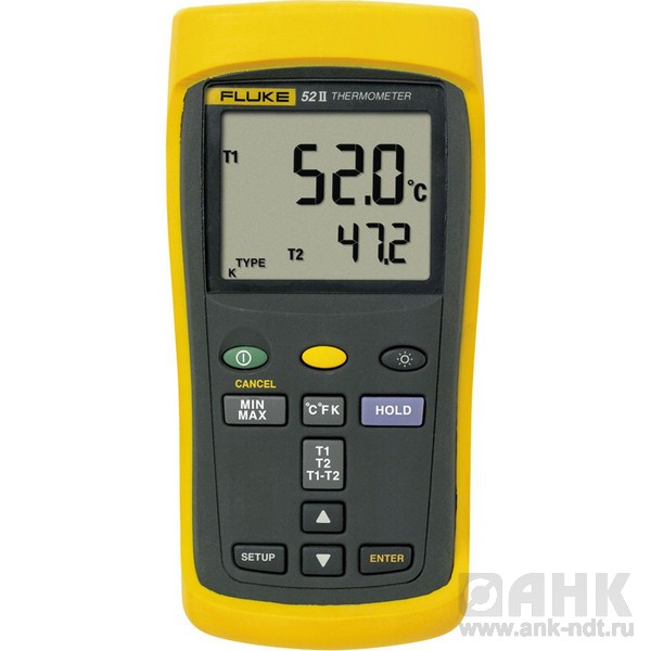 Двухканальный цифровой термометр Fluke 52 II