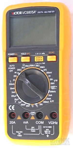 Мультиметр Victor VC9805A+