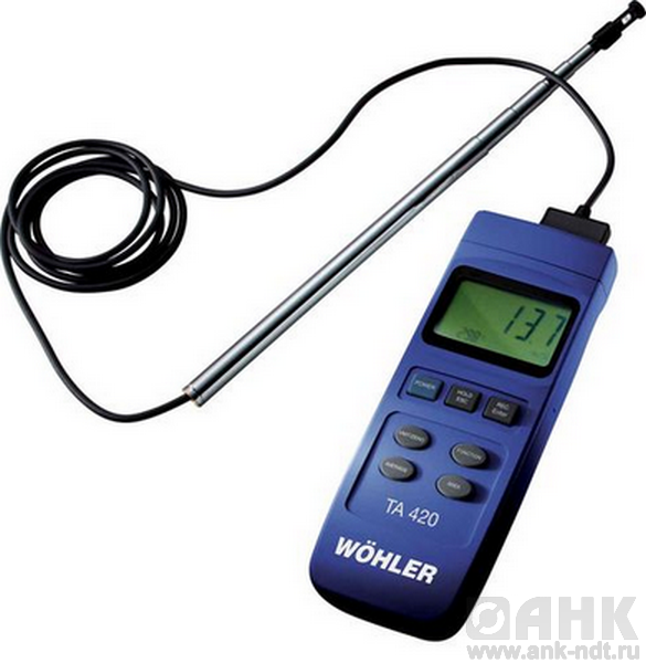 Термоанемометр Wohler ТА 420