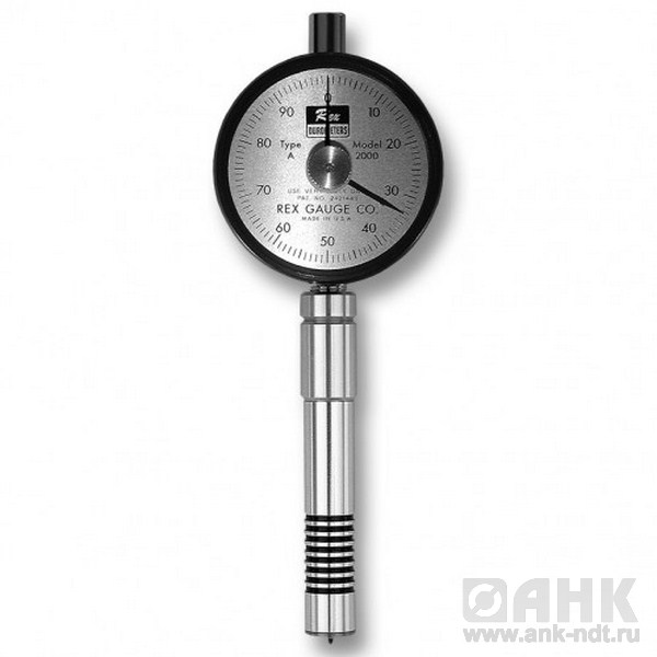 REX 2000 A - твердомер (дюрометр) Шора тип А с аналоговым индикатором