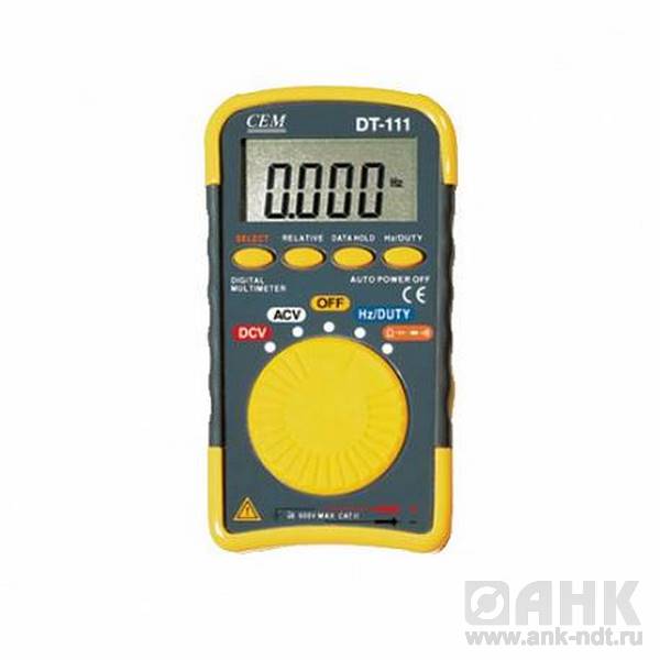 Карманный цифровой мультиметр CEM DT-111