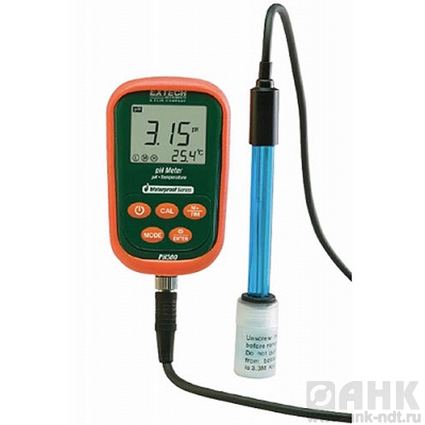 Водонепроницаемый прибор для измерения рН/мВ/температуры Extech PH300