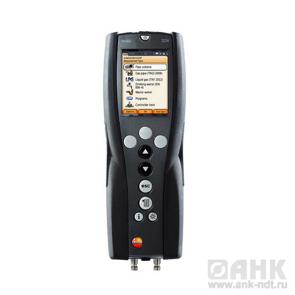 Testo 324 профессиональный комплект — система тестирования газовых и гидравлических трубопроводов