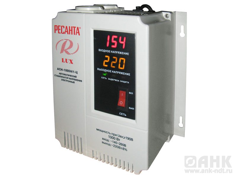 ACH-1000Н/1-Ц однофазный цифровой настенный стабилизатор