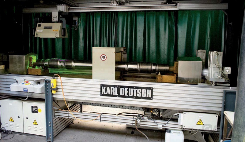 Магнитопорошковая установка ж/д компонентов DEUTROFLUX DEUNTOMAT