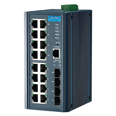 Управляемый коммутатор Advantech EKI-7720G-4F-AE