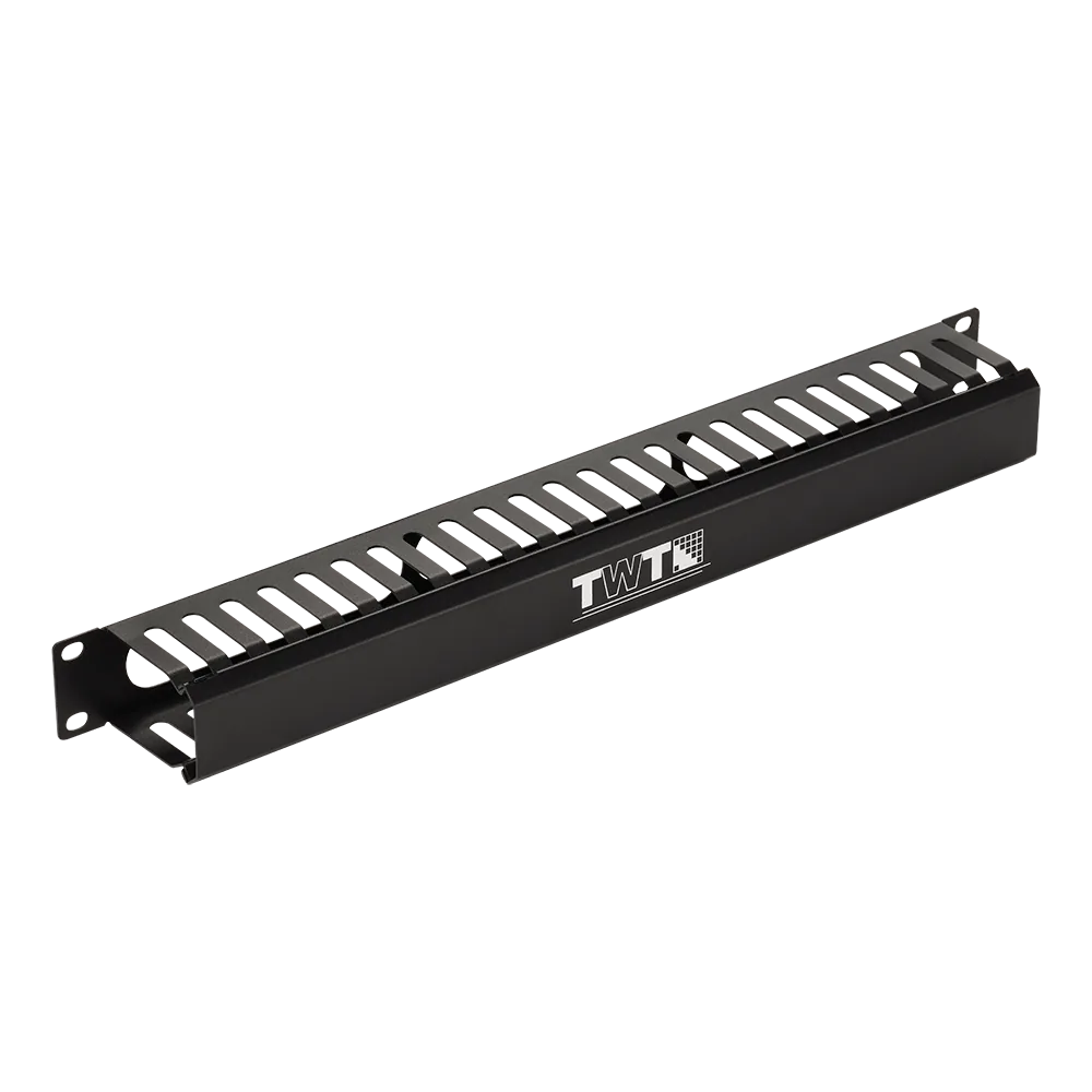 Кабельный органайзер LANMASTER 19" c крышкой на 24 порта