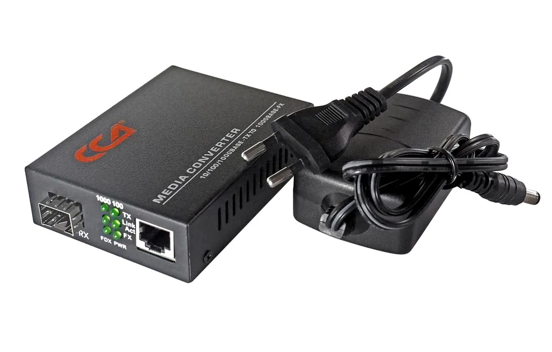Медиаконвертер Связьстройдеталь 10/100/1000-Base-T / 1000Base-FX с SFP-портом