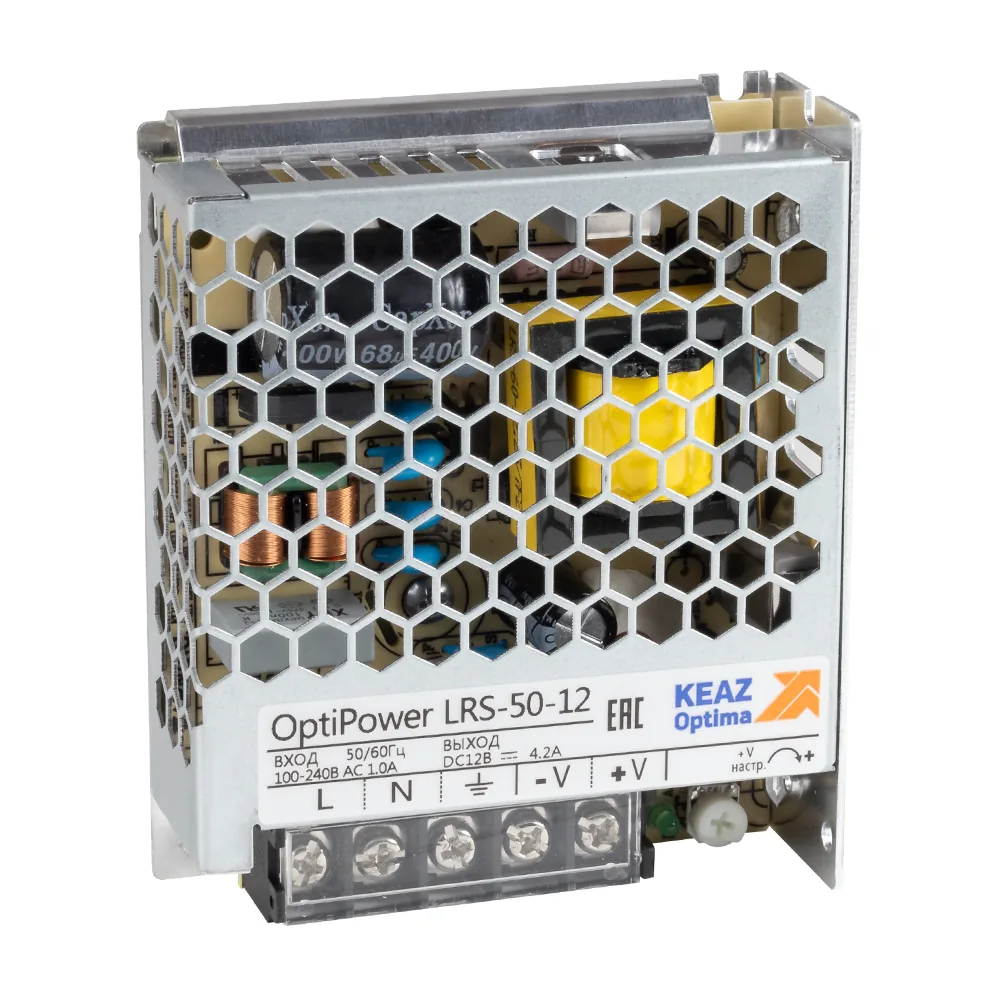 Блок питания панельный КЭАЗ OptiPower LRS 50-12 4.2A