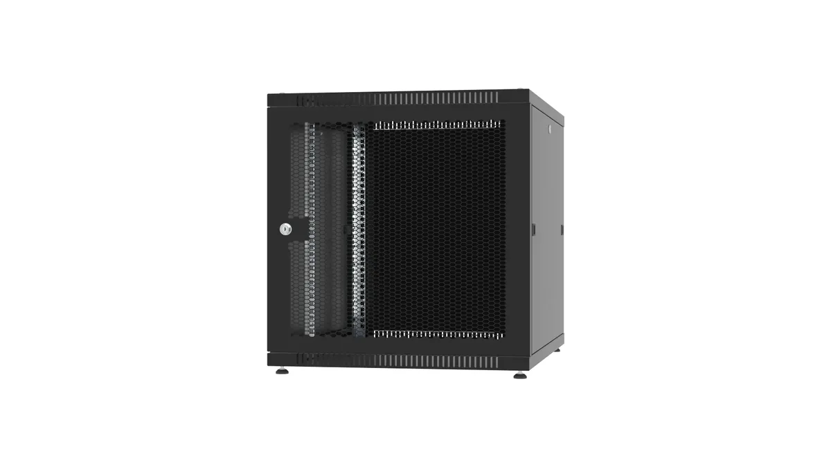 Шкаф разборный напольный QTECH RECQL-6128-P-M-BK