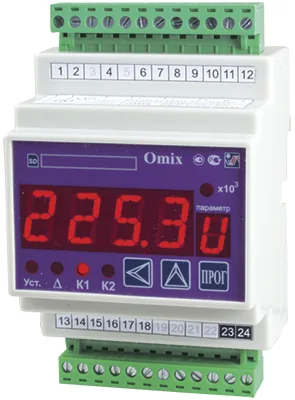 Измеритель параметров однофазной сети Omix D4-MX-1-0.5-KK-2I420-RS485