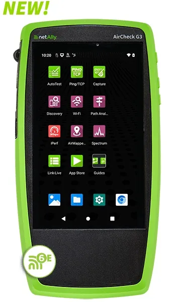 Тестер инспектирования беспроводных сетей AirCheck ™ G3 Pro