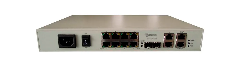 Гигабитный Ethernet коммутатор РОТЕК L2+ RS-2xxxGE серия (rev. 1v/1Xv)