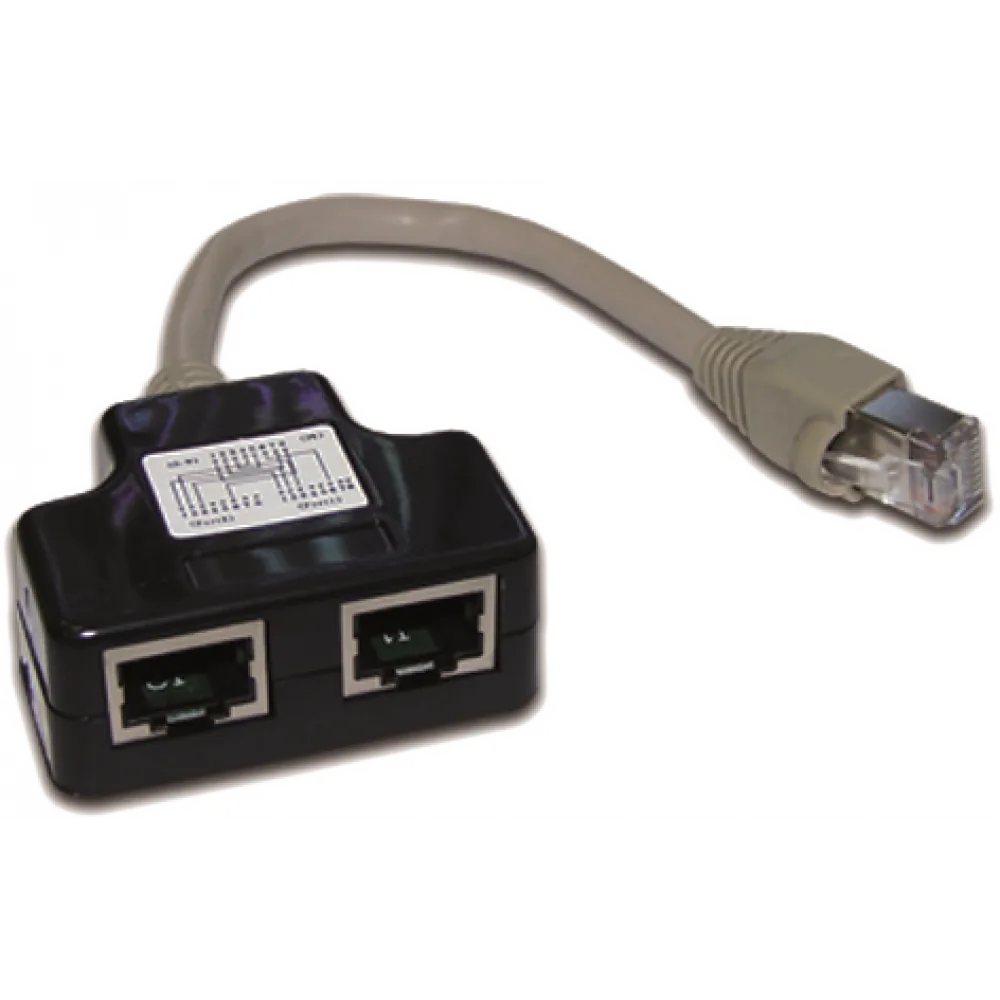 Y-адаптер LANMASTER 1 телефонный и 1 компьютерный порт экранированный