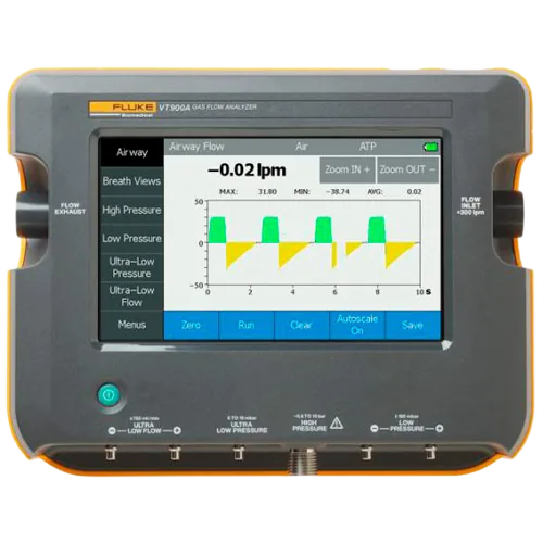Анализатор расхода газов аппаратов ИВЛ Fluke VT900A