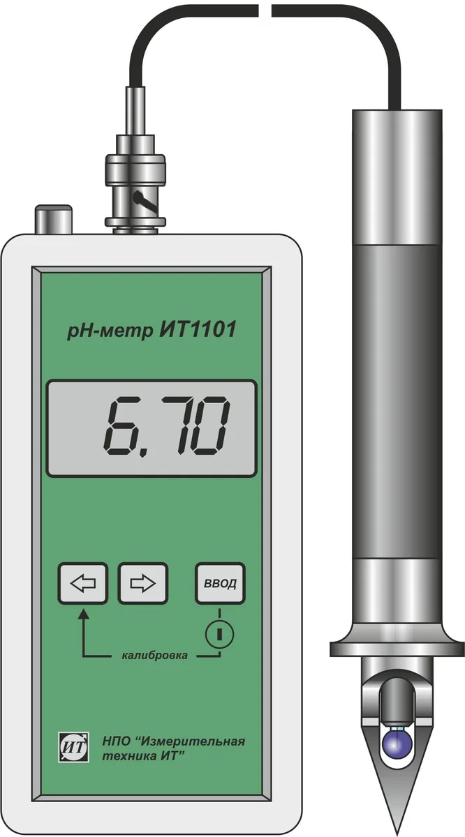 pH-метр ИТ-1101 с ножом для мяса