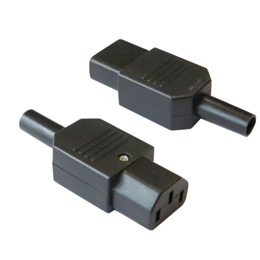 Вилка LANMASTER IEC 60320 C13, 10 A, 250V, разборная, черная