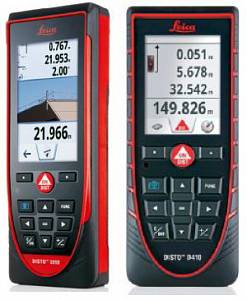 Поверка дальномера лазерного Leica DISTO D410, Leica DISTO S910
